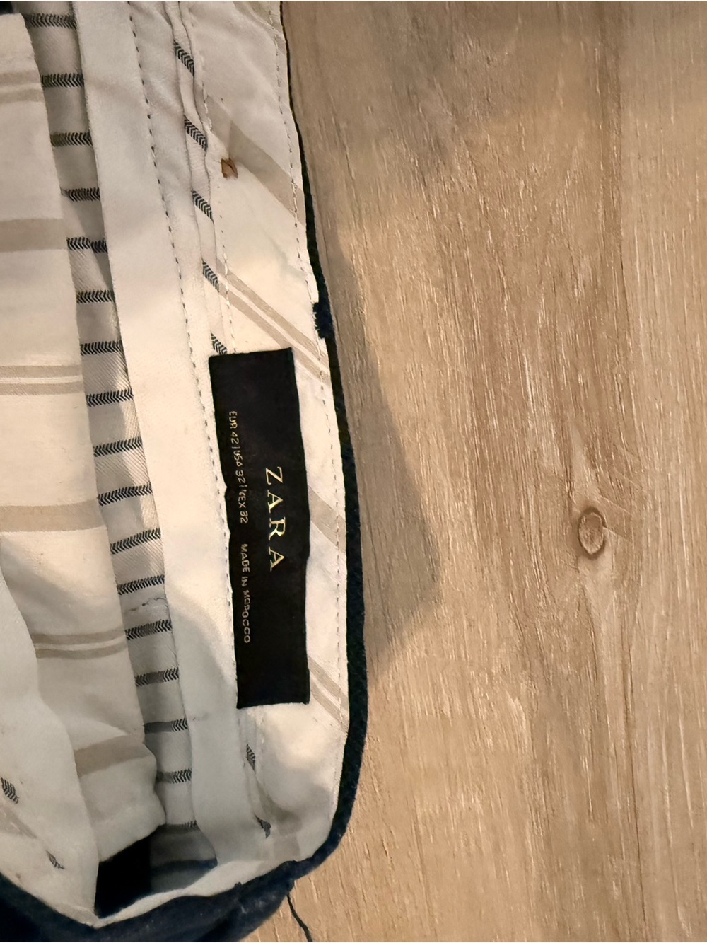 Zara Men's Dark Navy Chinos - Picture 7 of 7